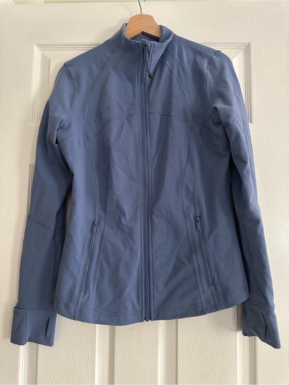 Lululemon Define Jacket, light blue, size 12